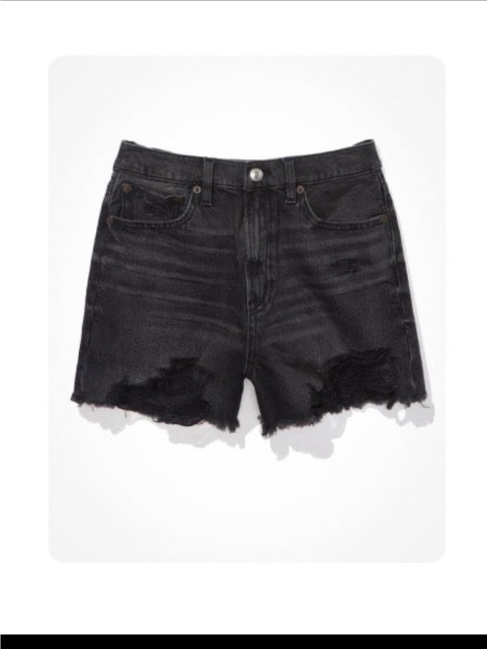 AE Denim Highest Waist 90s Boyfriend Shorts